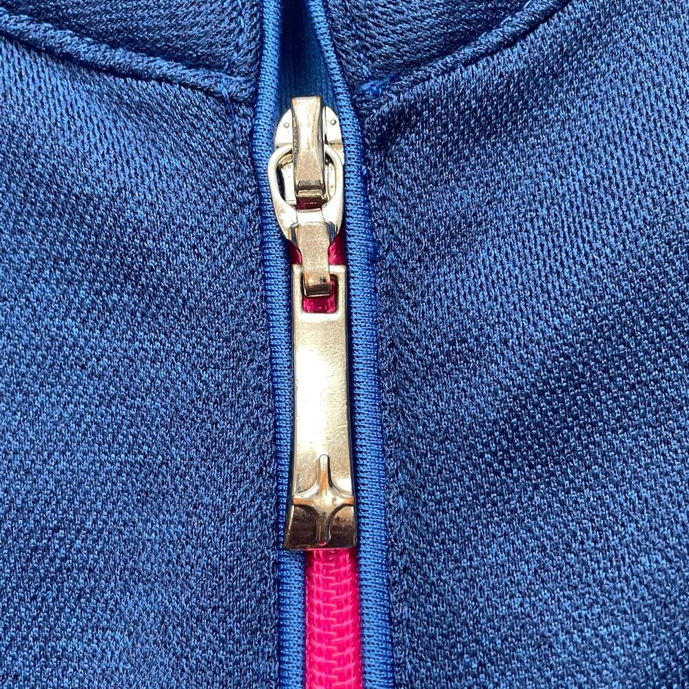 JoFit Golf Pullover Women Large Blue Quarter Zip Athletic Tennis Performance Top - Picture 9 of 11